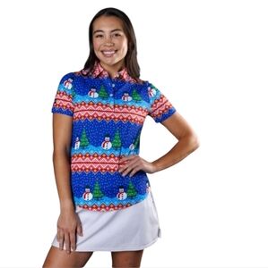 Sunday Swagger Ugly Christmas Polo Size XL